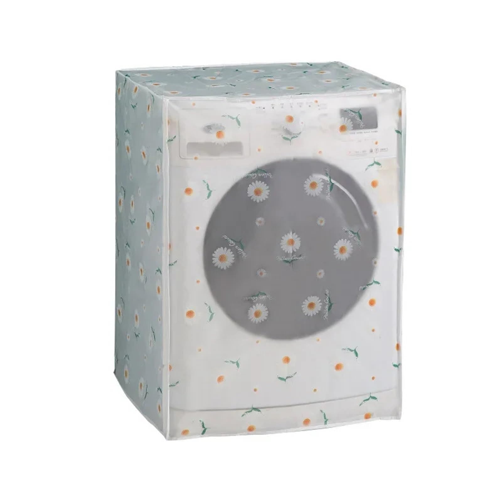 2 pezzi PEVA copertura for protezione solare for lavatrice custodia impermeabile giacca protettiva for parte anteriore superiore aperta per Interno(Front cover A)