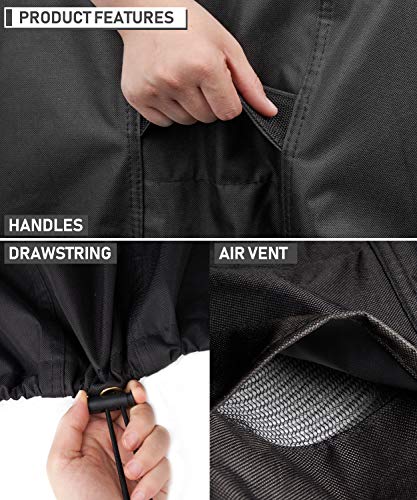 MR. COVER Grill Cart Cover for 32 Inch Keter Unity Portable Outdoor Table, Heavy Duty Waterproof Fabric, Rip-Stop and Weather-Resistant