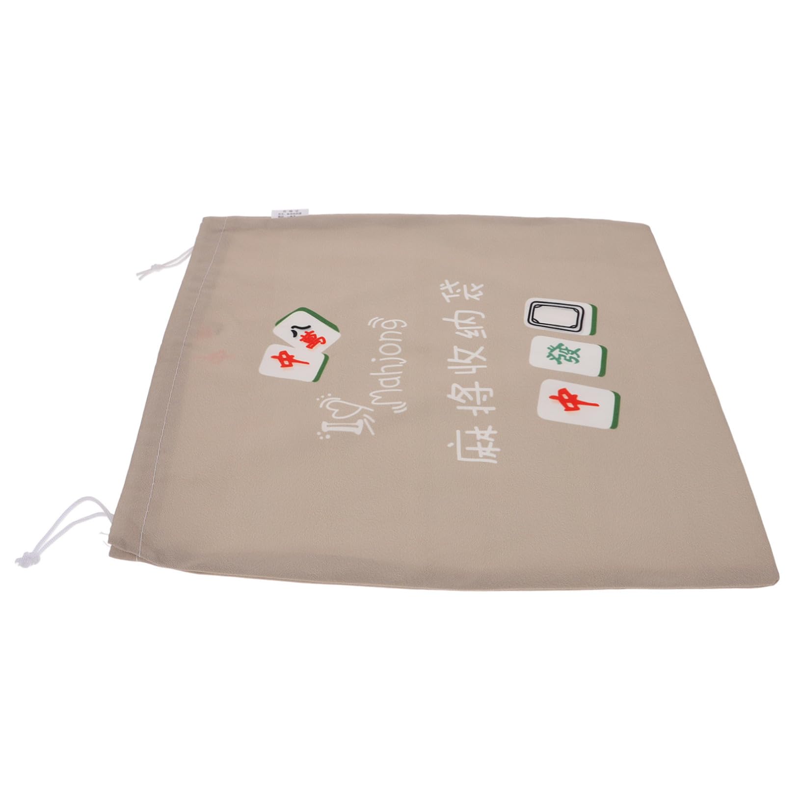 SHOWERORO Mahjong Tiles Storage Bag Drawstring Pouch for Mahjong Organizing Lightweight Portable Mahjong Storage for Game Nights Travel Protection for Mahjong