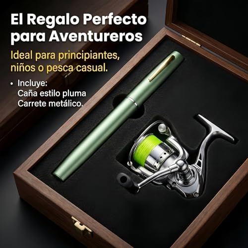 Canne à pêche stylo rétractable et son moulinet compact - 7