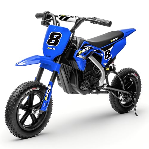 Image of 24V Kids Electric Dirt Bike (Blue)