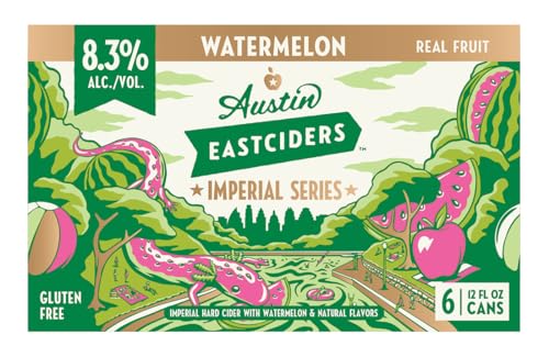 Austin Eastciders Imperial Watermelon Cider 6Pk Cans, 12 Fz