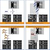 Generator Interlock Kit Compatible with Eaton Cutler Hammer Vertical Throw CH Series 150 or 200 Amp Panels, 2 1/4 Spacing Between Main and Generator Breaker, Interlock Breaker Kit.