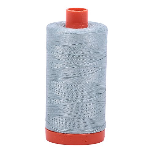 Aurifil Hilo de Algodón Mako 1422 yd Gris Brillante miniatura 1