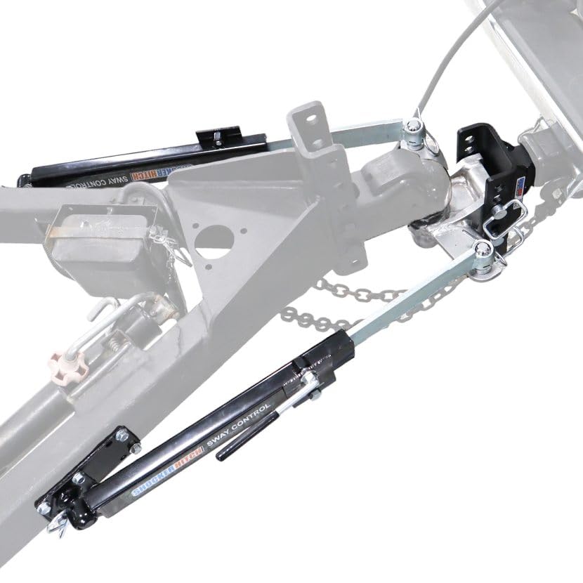 Shocker XR Adjustable Hitch Combo Ball & Sway Control Towing Kit, Fits 2