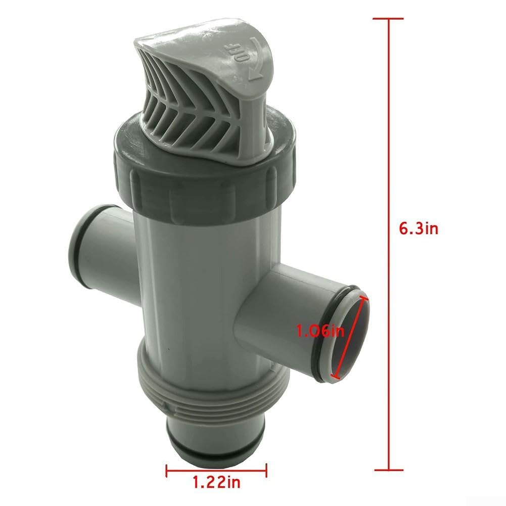Kolbenventil für Intex Pool 1.5 Zoll Absperrhahn