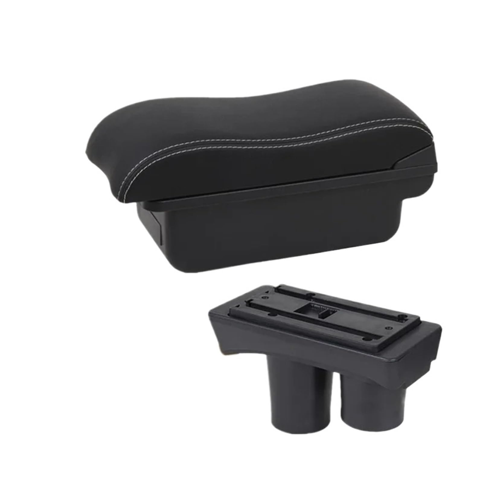 Udhqajc A2 Black White Nousb For Citroen C2 For C3 Car Armrest Box Storage Interior Parts Retrofit Accessories Car Centre Console Armrest Box