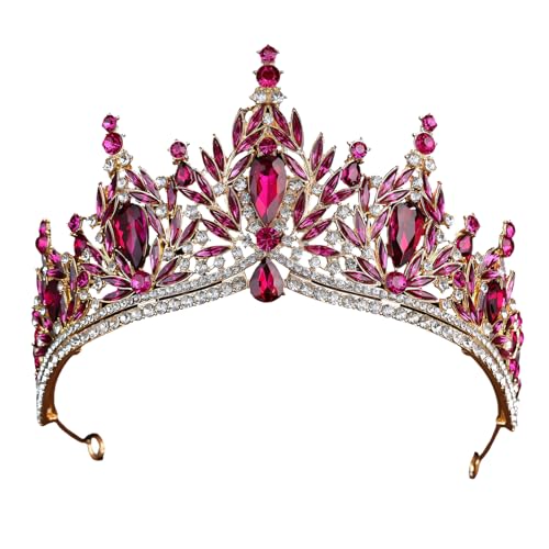 Tiara de princesa elegante para novias y fiestas de cumpleaños inolvidables