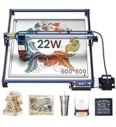 SCULPFUN S30 Ultra Laser Engraver, 22W Output Laser Cutter, 0.05 * 0.05mm Higher Accuracy Laser E...