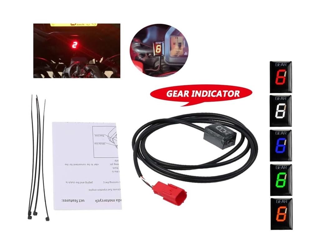 Indicador Marchas Motocicleta Indicador De Velocidad La Pantalla Marcha 1-6 Motocicleta para CB400X CB400F CBR400R para Rebel CMX 300 500 Cbr300r CB300R 2021-2024