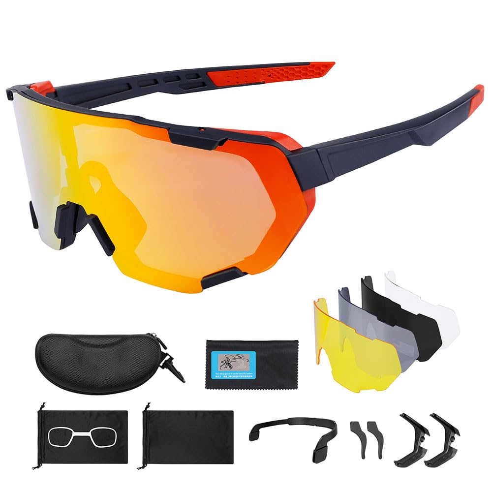 Lunettes De Cyclisme Photochromiques Lunettes De Soleil Polarisées pour Vélo Sports Cyclisme Running Driving Fishing Glasses