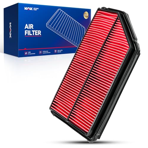 KAX Premium Engine Air Filter, CA9361 Replacement for 2003-2008 Pilot, 2001-2006 MDX, Advanced Air Filter Media, Increased Acceleration
