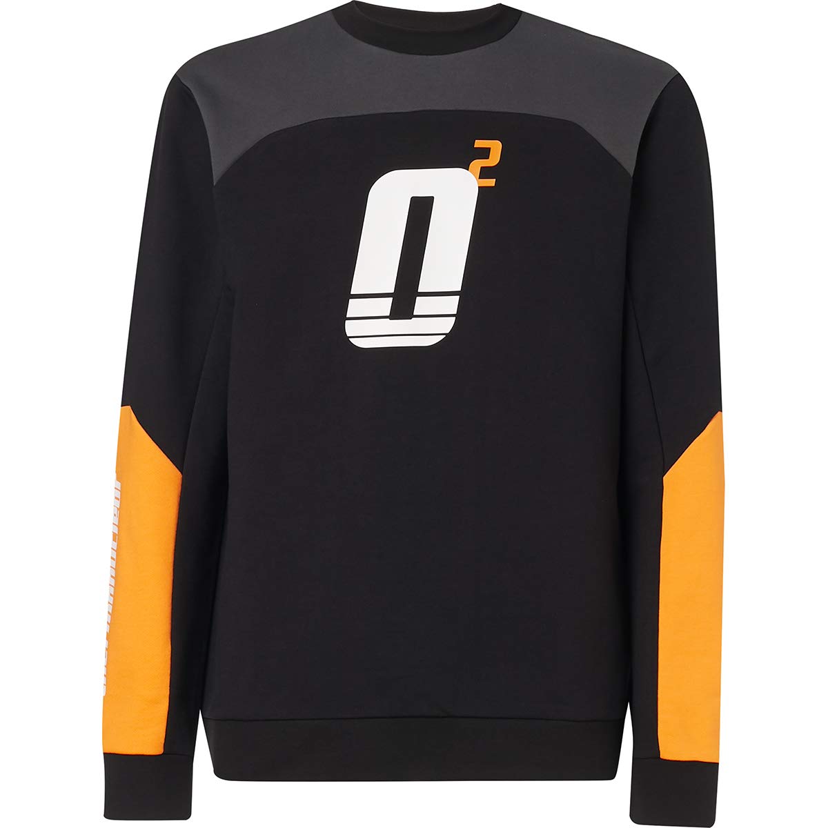 Oakley Men's Racing Team Crewneck Pullover Sweater, Blackout, XL