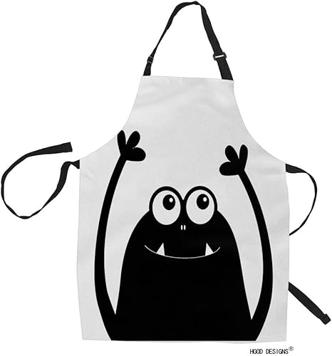 Miniatura 4 de HGOD DESIGNS Delantal de cocina de frutas para mujeres y hombres para cocinar, jardinería, baberos ajustables para el hogar, tamaño adulto,