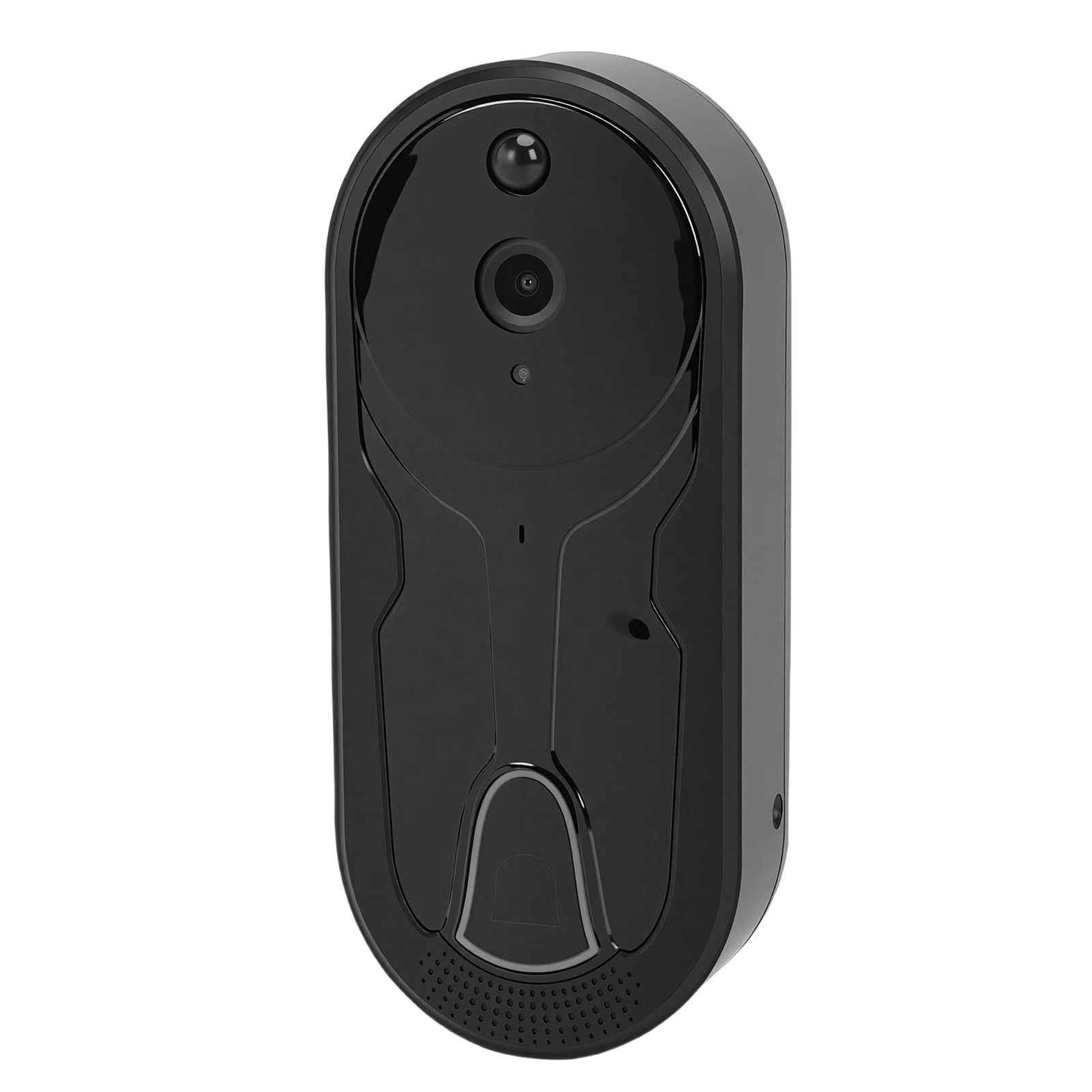 banapoy Video Citofono WiFi 1080P HD Rilevamento Umano PIR, Interfono | Videocitofono con Telecamera, per Interni Esterni, Ville, Appartamenti, Uffici Case Porta Casa, Angolo Visione 166°
