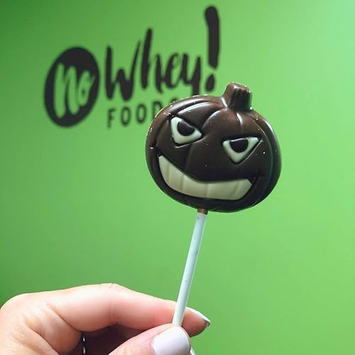Miniatura 2 de Colección de paletas de chocolate veganas, sin gluten para Halloween (3 paletas), aptas para alérgicos, sin lácteos, sin nueces, sin maní, sin soja,