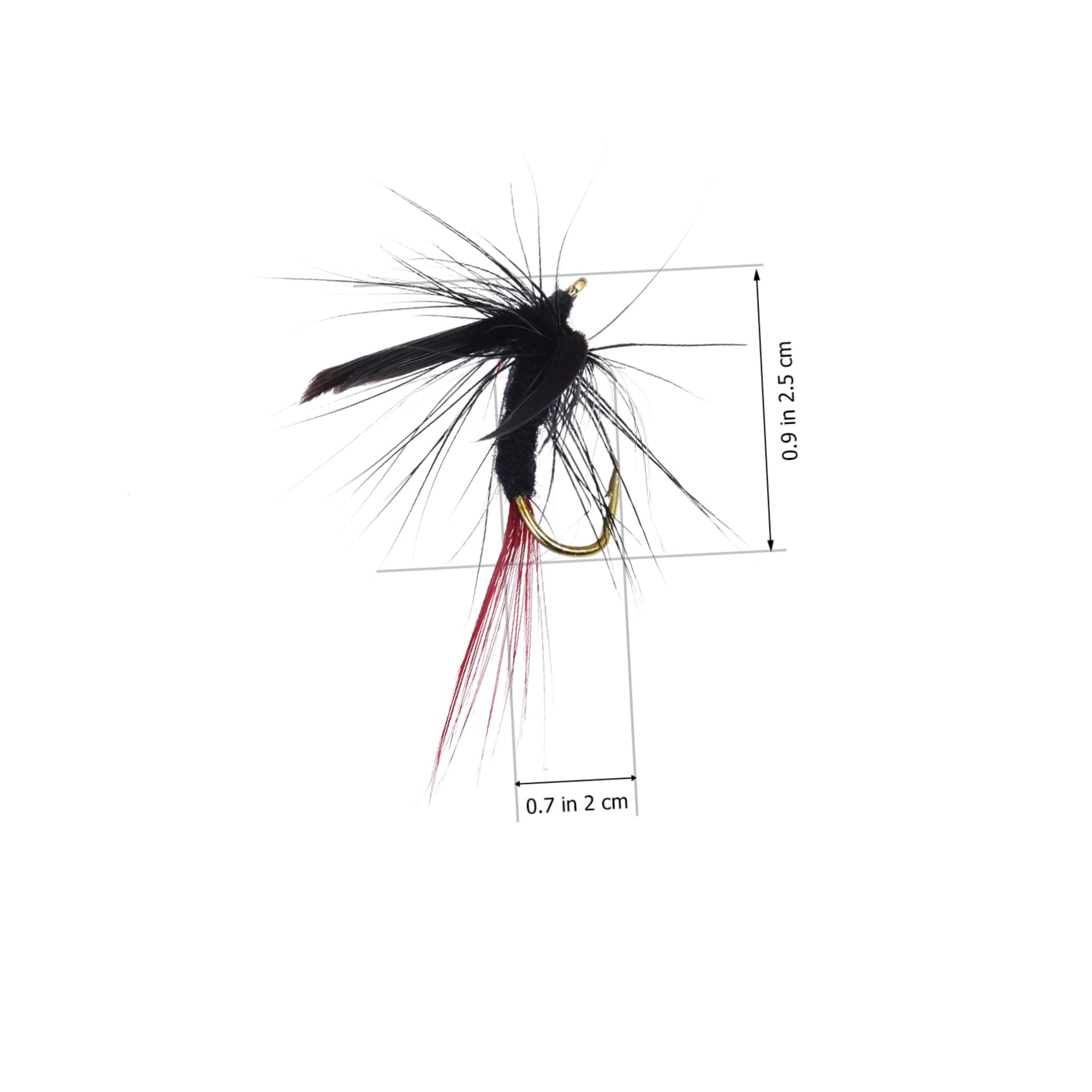 BESPORTBLE 160 Pezzi Gancio A Mosca Attrezzatura Da Pesca Esche Da Pesca A Mosca Gancio Esca Attrezzatura Da Accessori Per La A a Da In Acqua Salata Kit Da