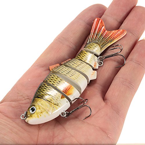 Lixada 6 Sezioni Pesca Esca Pesce Gancio Pesca