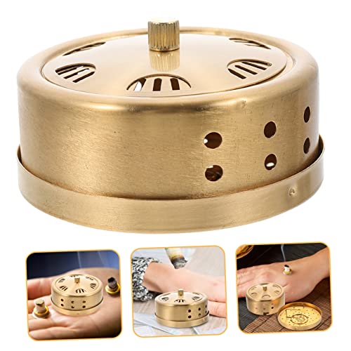 Caja de Moxibustión de Cobre FOMIYES, Quemador Portátil para Terapia de Moxibustión para Alivio del Dolor y Rigidez Muscular para Uso en Casa y Terapia de Masajes miniatura 3