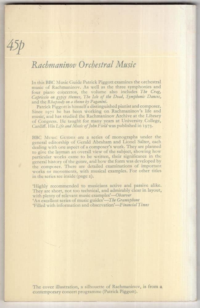 Rachmaninoff Orchestral Music