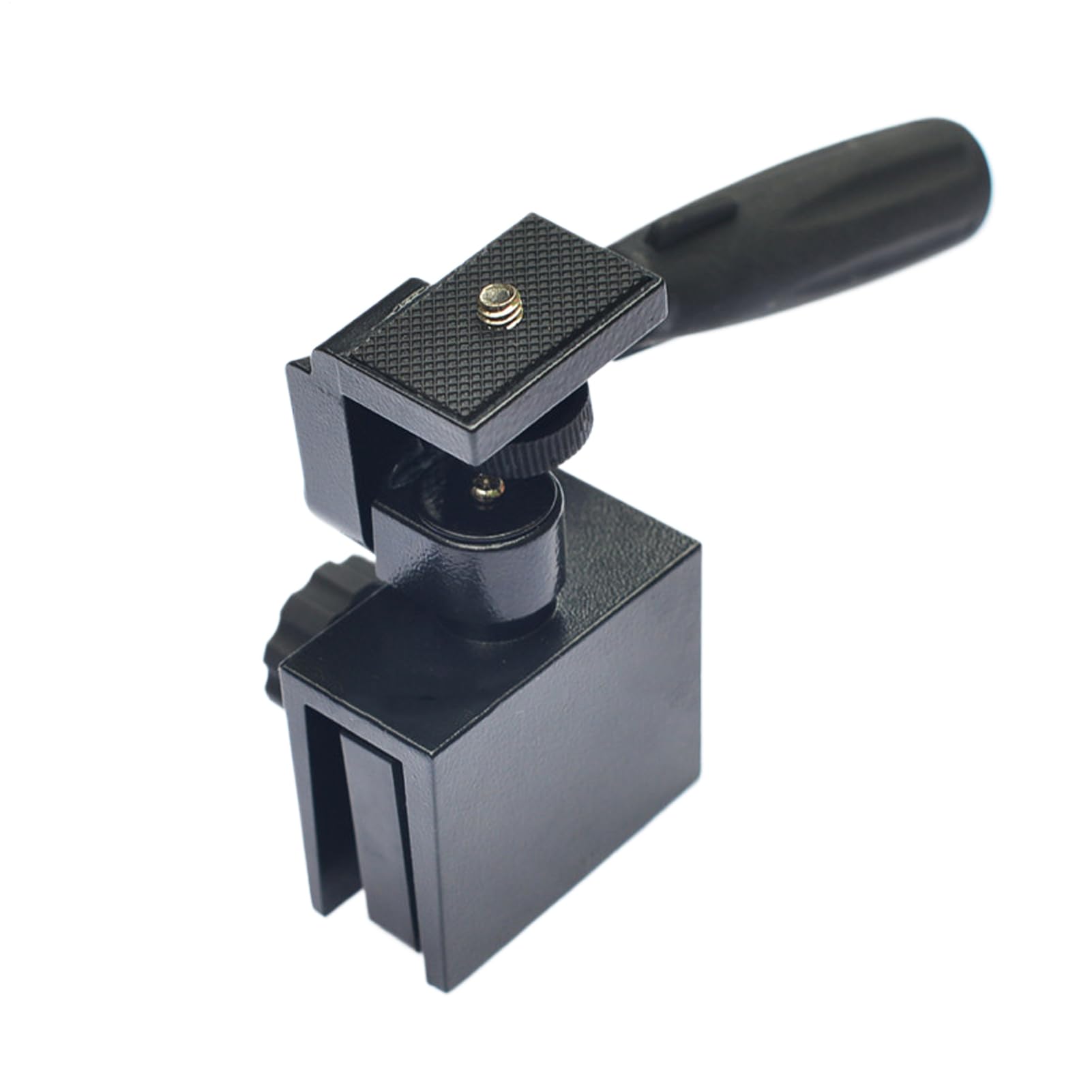 Generico Soporte para ventanas de coche – Clip 'adaptador de metal para spotting de ámbitos y cámaras | Conexión de cable de 1/4 "ajustable para ventana del vehículo, estable para telescopio, binocul