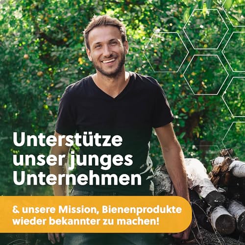 beegut 100 nachhaltige Kerzendochte für Kerzen (10 cm) aus Hanf & natürlichem Bienenwachs, ohne Paraffin, rußfrei, im praktischen Kerzendocht Set mit Docht Halter – ideal zum Kerzen Selber Machen