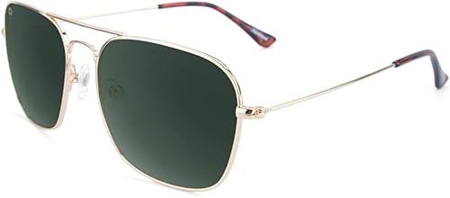 Knockaround Mount Evans - Gafas de sol polarizadas estilo aviador cuadradas con protección UV400 completa