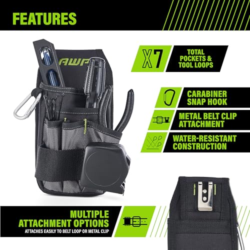 image for AWP Organizer Tool Pouch | 7 Pockets & Loops for Tool Organization | H