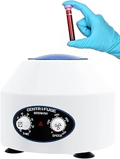 Centrifuge Machine, Lab Benchtop Centrifuges, Plasma Blood Centrifuge, Timer and Speed Control, 4000RPM Capacity 15ml×6 800mini 110V US Plug [Upgrade]