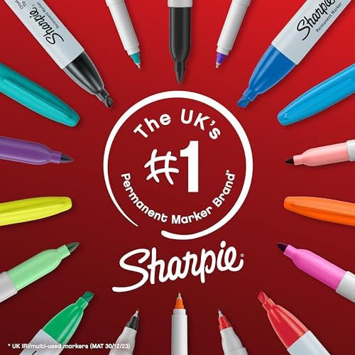 Sharpie Permanent Markers | Ultra Fine Point for Precise Marks | Black Ink | 2 Marker Pens - View 8