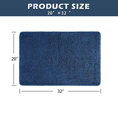 Deartown Non-Slip Shaggy Bathroom Rug,Soft Microfibers Bath Mat With Water Absorbent, Machine Washable #TOP4