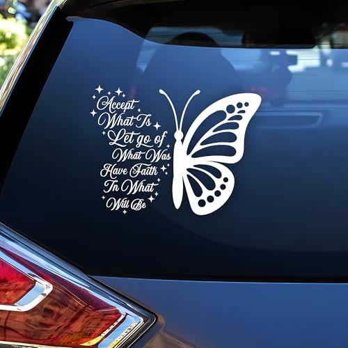 Accept What is Let Go of What was Car Decals