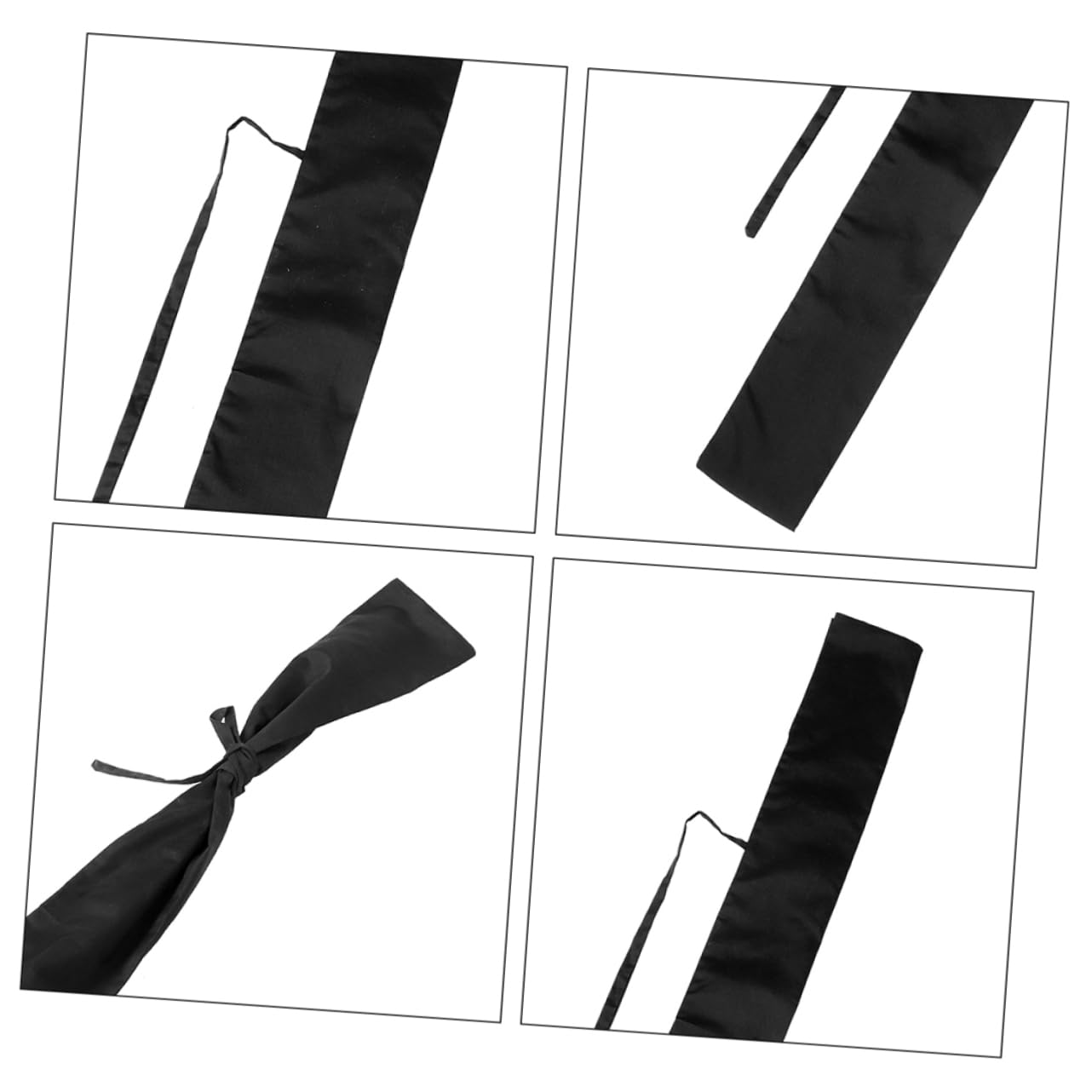 GOOHOCHY Japanese Sword Storage Bag Sword Pouch Black Bamboo Sheath Long Sword Cover Sturdy Material for Cosplay and Performance