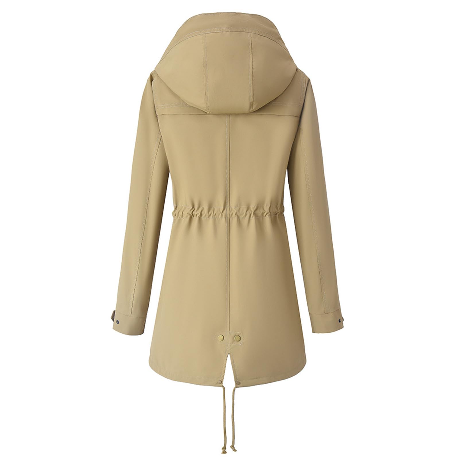 Genérico Cortavientos Para Mujer-Chaqueta Impermeable Ligera Para Mujer Impermeable Con Capucha Para Actividades Al Aire Libre