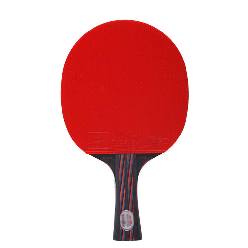 Table Tennis Bats, Layers of Pure WoodProfessional Ping Pong Racketis for Offensive Players/Single Racket/Long Handle,Table Tennis bat(Long Handle)