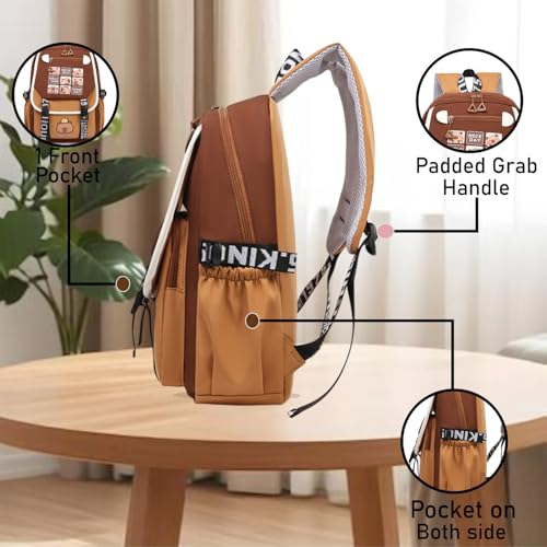 Image of Tinytot 30 Litre, Japanese Korean Style Capybara Niche College Students Light weight School bag Women's Travel Backpack