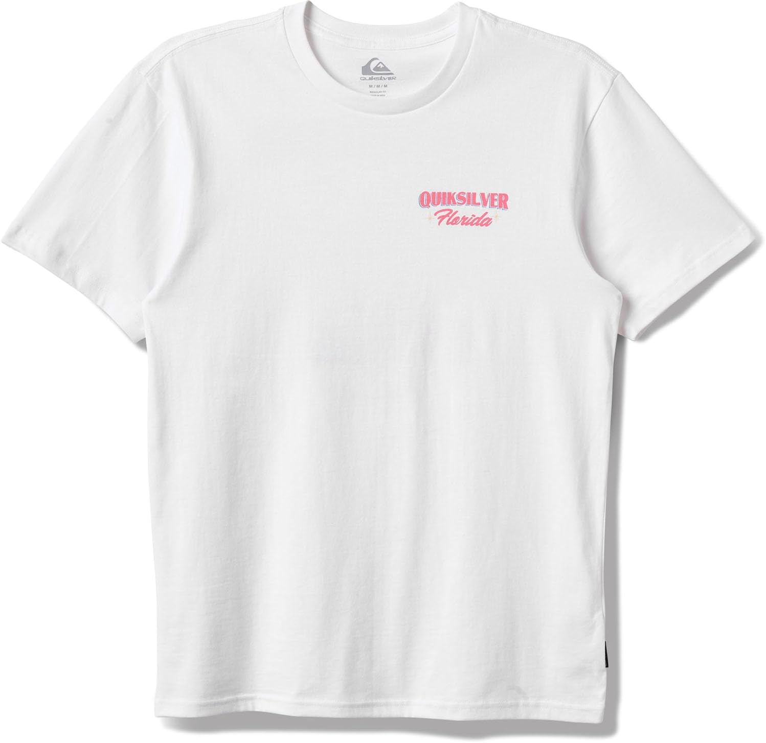 Quiksilver - Mens Fl Florida Time Mt0 Short Sleeve Graphic T-Shirt, Color White, Size: X-Large