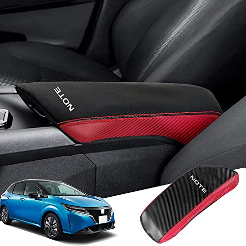 Hearsheng 日産 新型ノート(Note) e-POWER(eパワー) SNE13 E13系(2020年12月~)専用レザー材質 アームレストカバー コンソールボックスカバー内装カスタムパーツ アクセサリー爪キズ防止 保護カバー 汚れ防止 傷防止取り