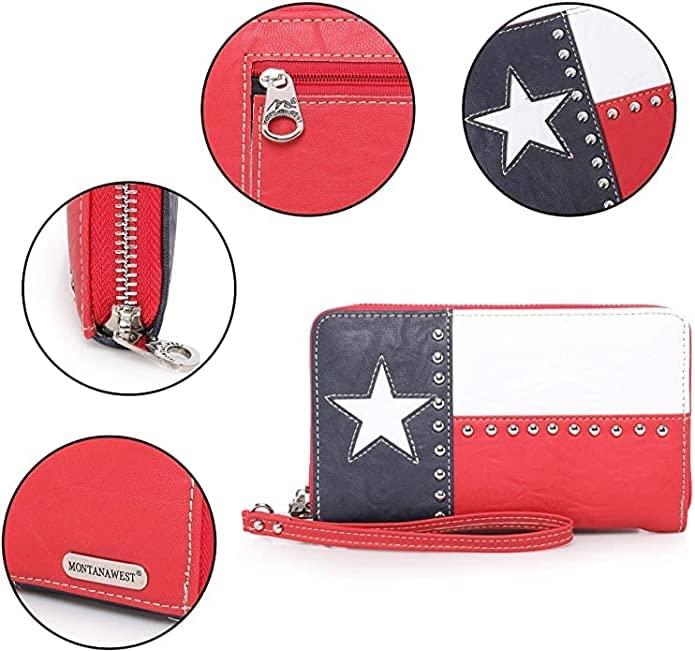 Montana West TX-W003K Texas Pride Collection Wallet2