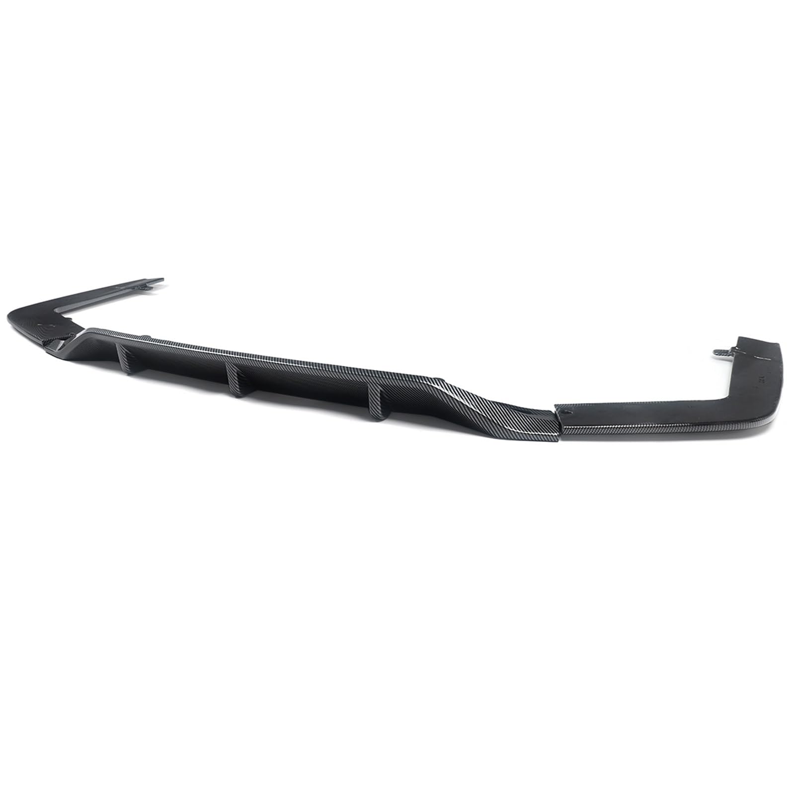 Difusor trasero para BMW Serie 7 G11 G12 2019-2022 en acabado de fibra de carbono 8