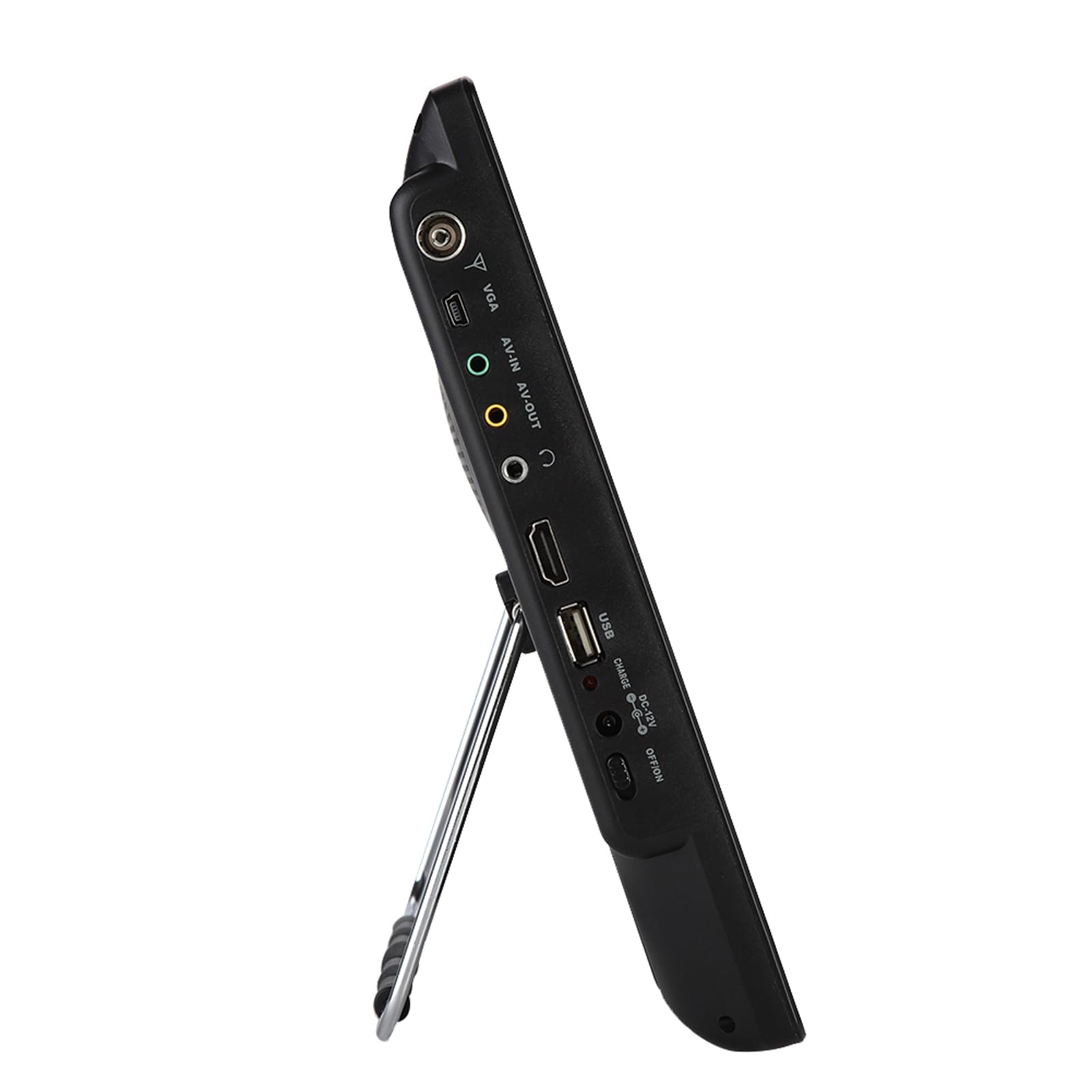 Téléviseur Portable 14 Pouces, 1080P HD TFT LED pour Voiture, écran LCD ATV/UHF/VHF avec Tuner TV Numérique, Prise en de L'enregistrement de Programmes TV, avec AV, USB,