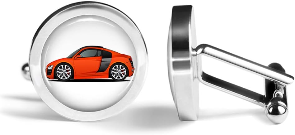 Exotic Car Cufflinks Sports Car Cuff Links (Angled Edition)