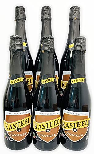 6 x Kasteel Donker Bier 0,75l Original Belgisches Bier Cover