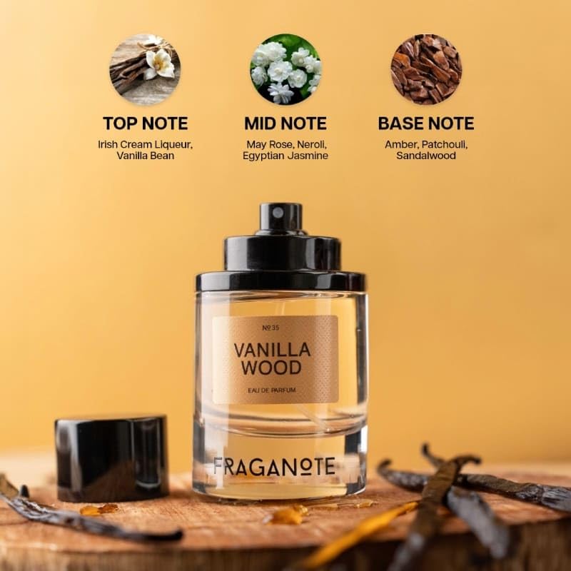 Fraganote Vanilla Woody Eau De Perfume 50 ml - Image 3
