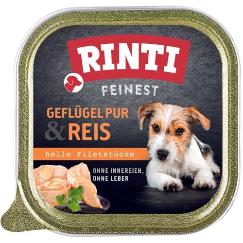 Rinti Schale Feinest Geflügel Pur & Reis 150g (Menge: 11 je Bestelleinheit)