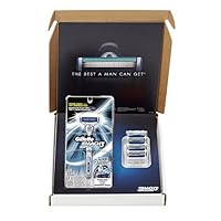 Algopix Similar Product 4 - Gillette Mach3 Turbo Bundle With 5