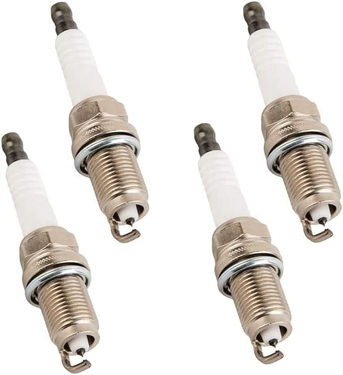 KAC Spark Plugs Upgraded, 4pcs Set Laser Iridium Spark Plugs Fits For Accord Civic CRV IZFR6K11 6994