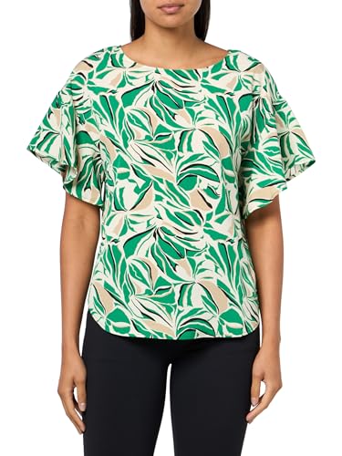 Manches Volantes et Motif Chic pour ce Haut Imprimé Anne Klein