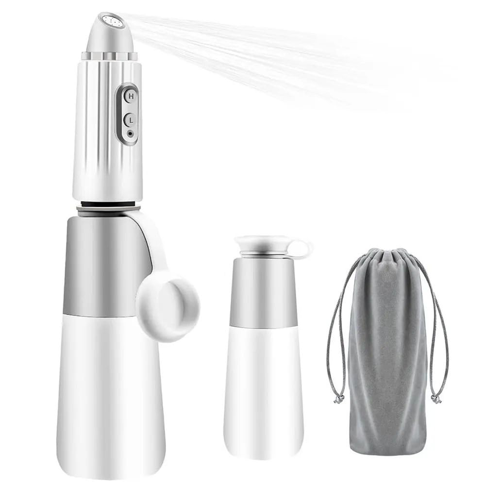 Bidé de viaje portátil, pulverizador eléctrico de mano de 270 ml, 2 modos de presión para limpieza de higiene personal y cuidado posparto
