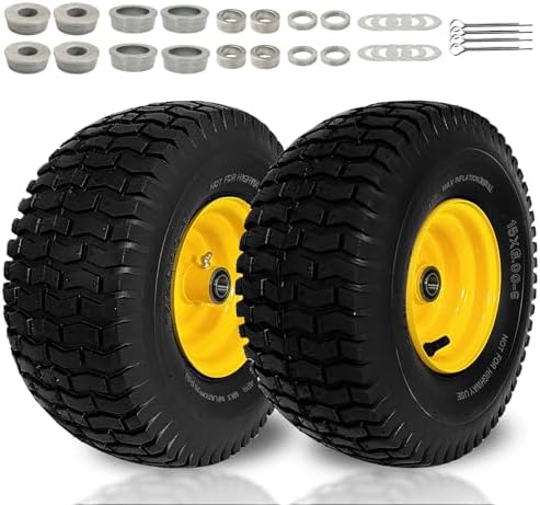 Lawn Tractor Tires PCS Lawn Mower Tires,15x6